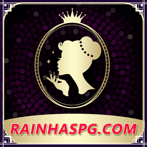 Imagem promocional da RAINHASPG mostrando a plataforma e suas vantagens